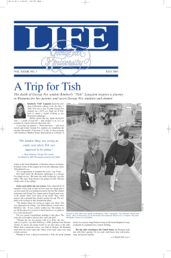 LIFE Vol 33, No 3 - George Fox University