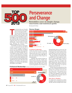 Perseverance and Change - Brothers Home Improvement, Inc.