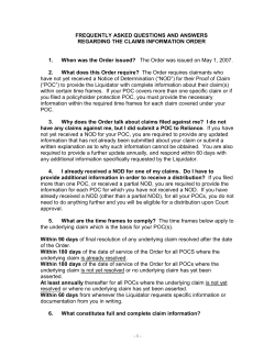 Questions from Petition