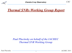 Thermal SNR