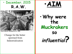 Muckrakers