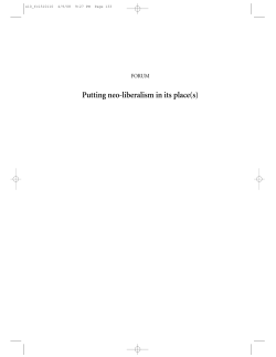 Living with/in and without neo