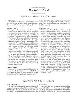 The Spirit World