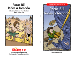 Pecos Bill Rides a Tornado