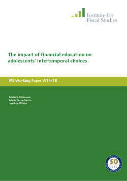 full version - Institute for Fiscal Studies
