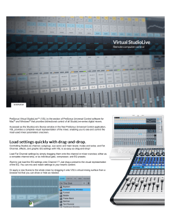 PreSonus | Virtual StudioLive