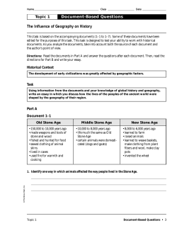dbq geography - My Social Studies Teacher