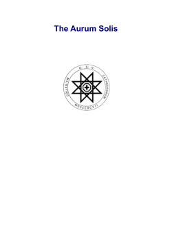 The Aurum Solis - Veritas File System