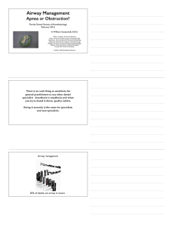 Airway management- Apnea or Obstruction.key