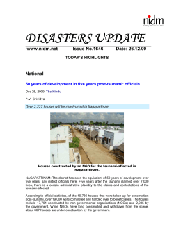 50 years of development in five years post-tsunami: officials