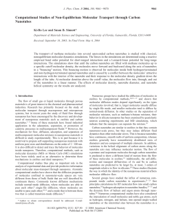Computational Studies of Non-Equilibrium Molecular