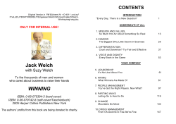 Jack Welch WINNING