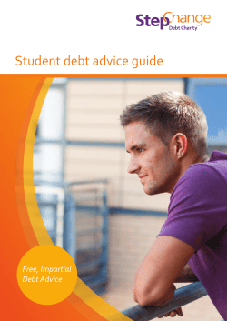 Student debt advice guide