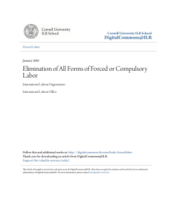 Elimination of All Forms of Forced or Compulsory Labor