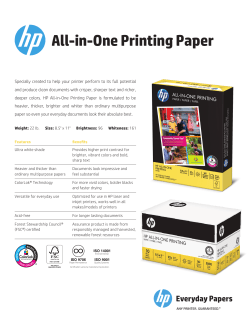All-in-One Printing Paper