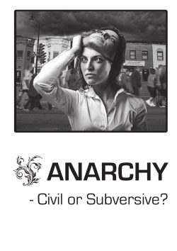 Anarchy &ndash; Civil or Subversive? - 325 No State