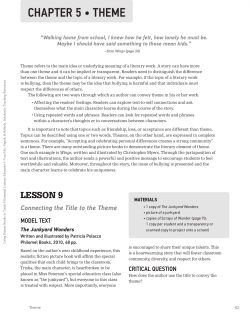chapter 5 &bull; theme