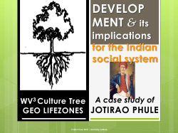 Development and Its Implications for the Indian Social System