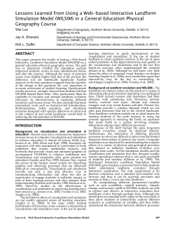 Lessons Learned from Using a Web