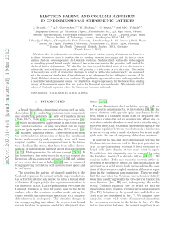 Electron Pairing and Coulomb Repulsion in One