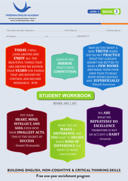 Student Workbook 3