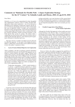 Comments on `Rationale for Flexible Path
