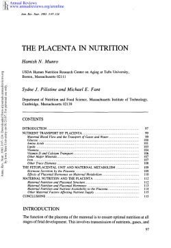 The Placenta in Nutrition - anslab.iastate.edu