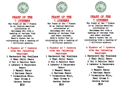 feast of the 7 oysters feast of the 7 oysters feast