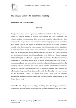 The Hunger Games: An Ecocritical Reading