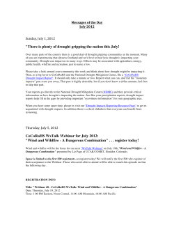 "There is plenty of drought gripping the nation this July! CoCoRaHS