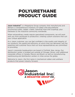 polyurethane product guide