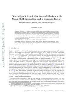 Central Limit Results for Jump-Diffusions with Mean Field Interaction