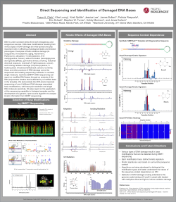 Direct Sequencing and Identification of Damaged DNA Bases