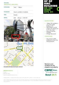 GF OF HMC - CBRE Vietnam