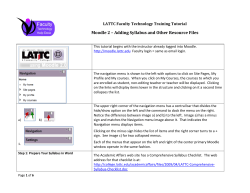 Adding Syllabus and Other Resource Files