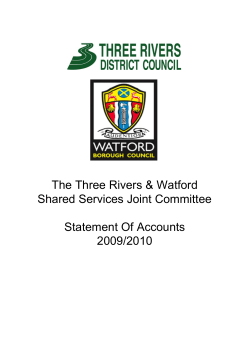 Shared Services Statement of Accounts 2009-10