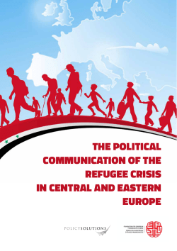 the political communication of the refugee crisis in central and
