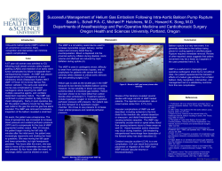 Successful Management of Helium Gas Embolism