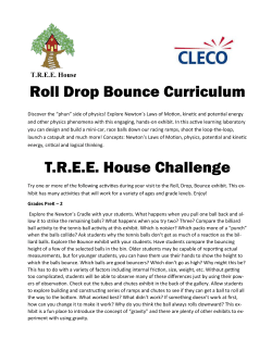 Roll Drop Bounce Curriculum T.R.E.E. House Challenge