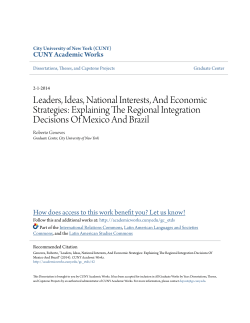 Leaders, Ideas, National Interests, And Economic Strategies