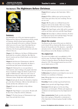 Tim Burton`s The Nightmare Before Christmas