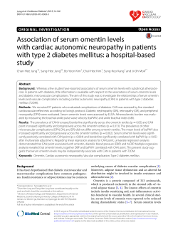 Association of serum omentin levels with cardiac autonomic