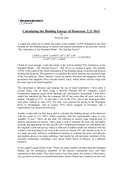 Calculating the Binding Energy of Deuteron: 2.21 MeV