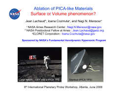 Ablation of PICA-like Materials Surface or Volume phenomenon?