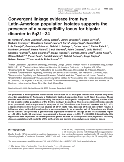 Convergent linkage evidence from two Latin