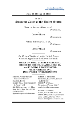 Brief amici curiae of Fraternal Order of Police, Miami
