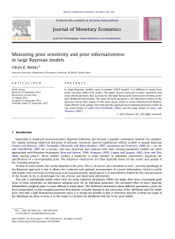 Measuring prior sensitivity and prior informativeness in large