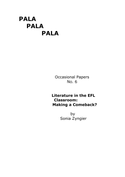 PALA PALA PALA - Poetics and Linguistics Association