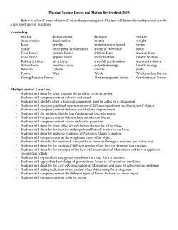 Earth and the Physical Environment Chapter 22 Test