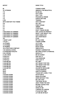 SONG - AMC Entertainment